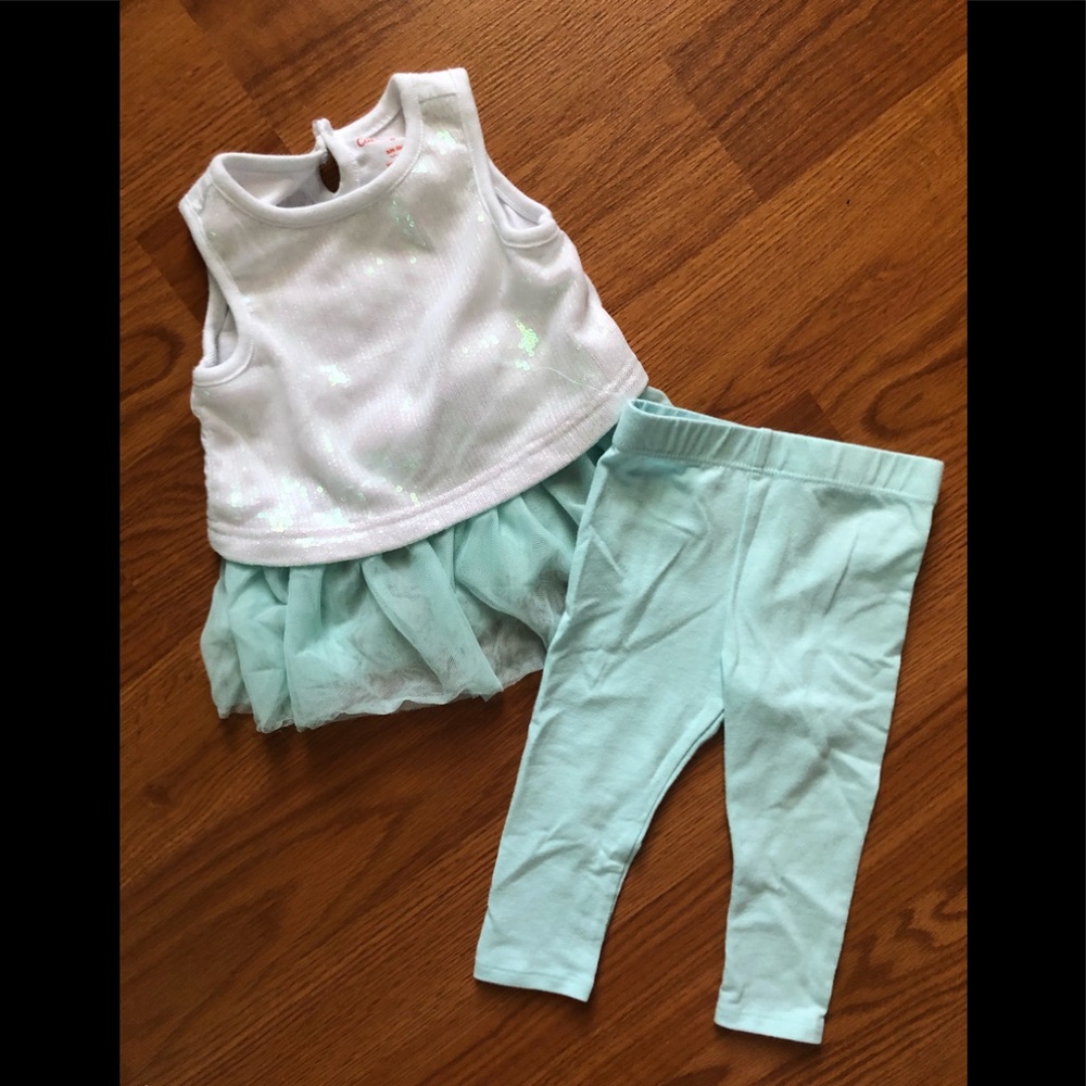 Girls sparkly outfit